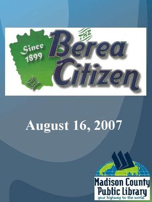 cover image of The Berea Citizen 2007 08/16